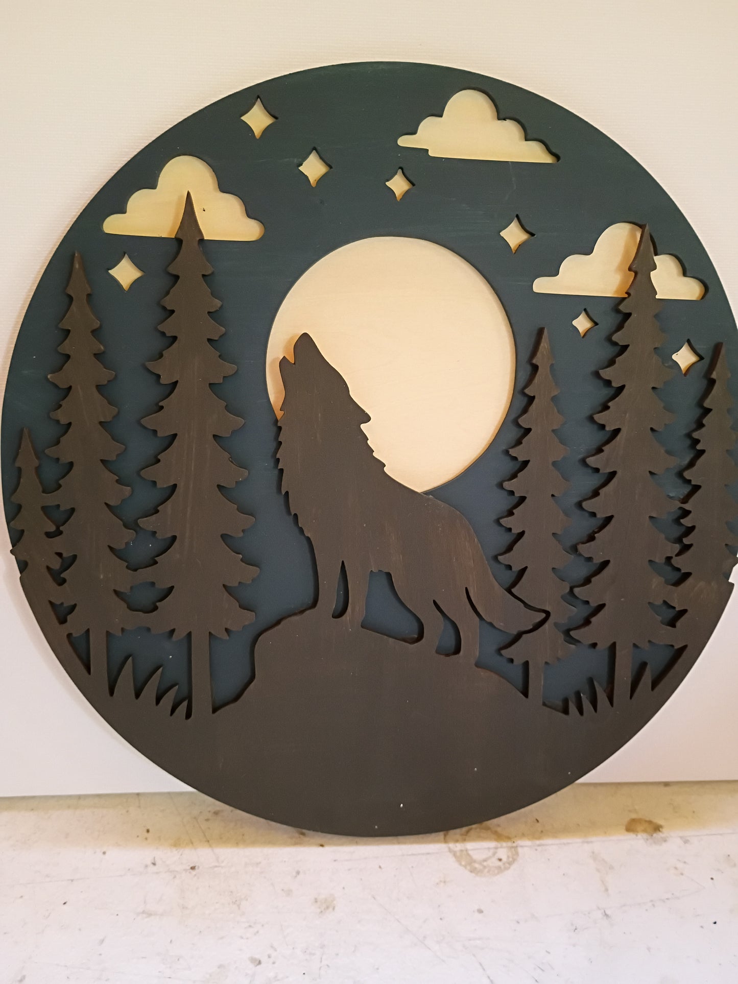 wolf wall art