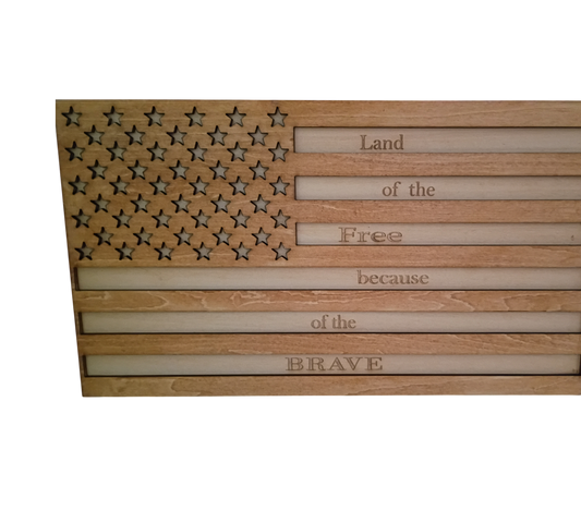 Flag wall art