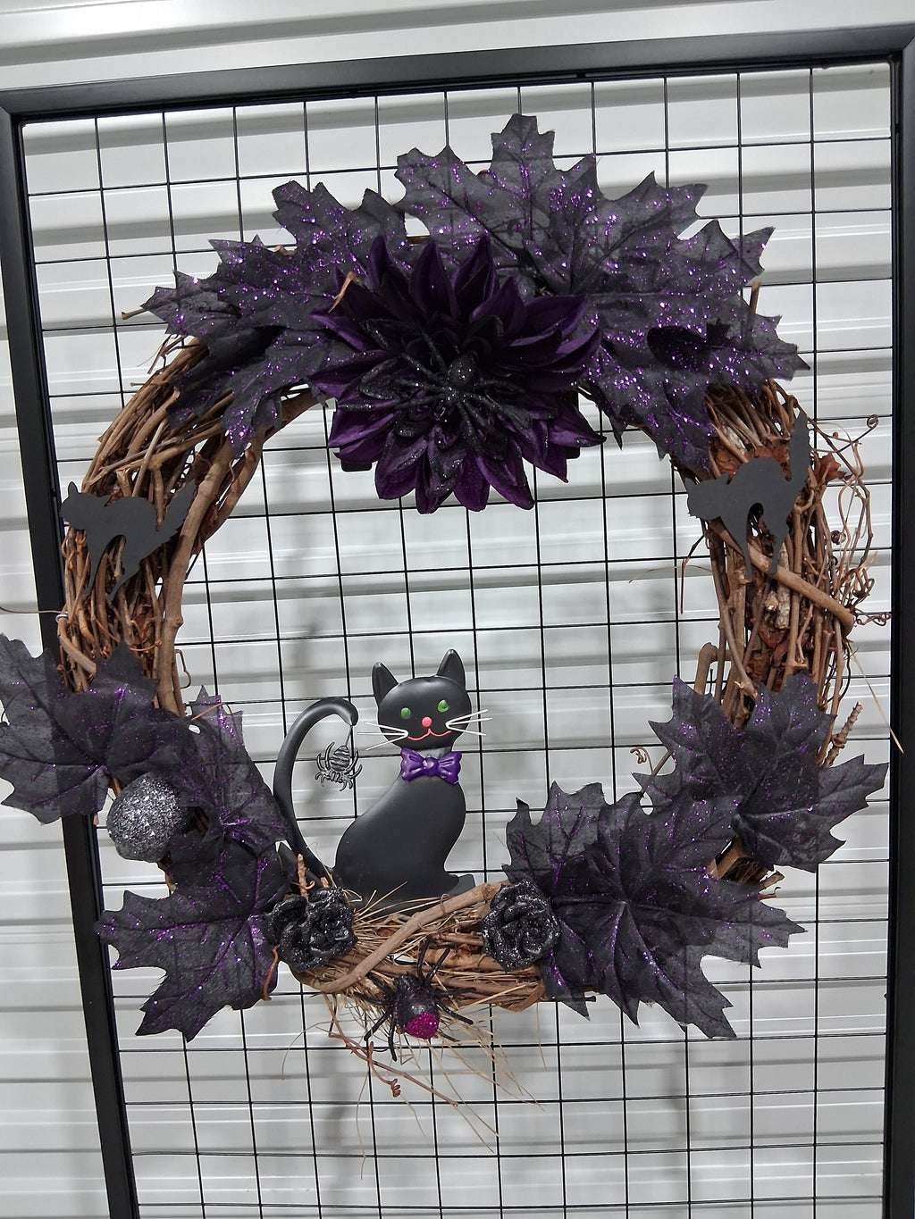 Black Cat Magic wreath