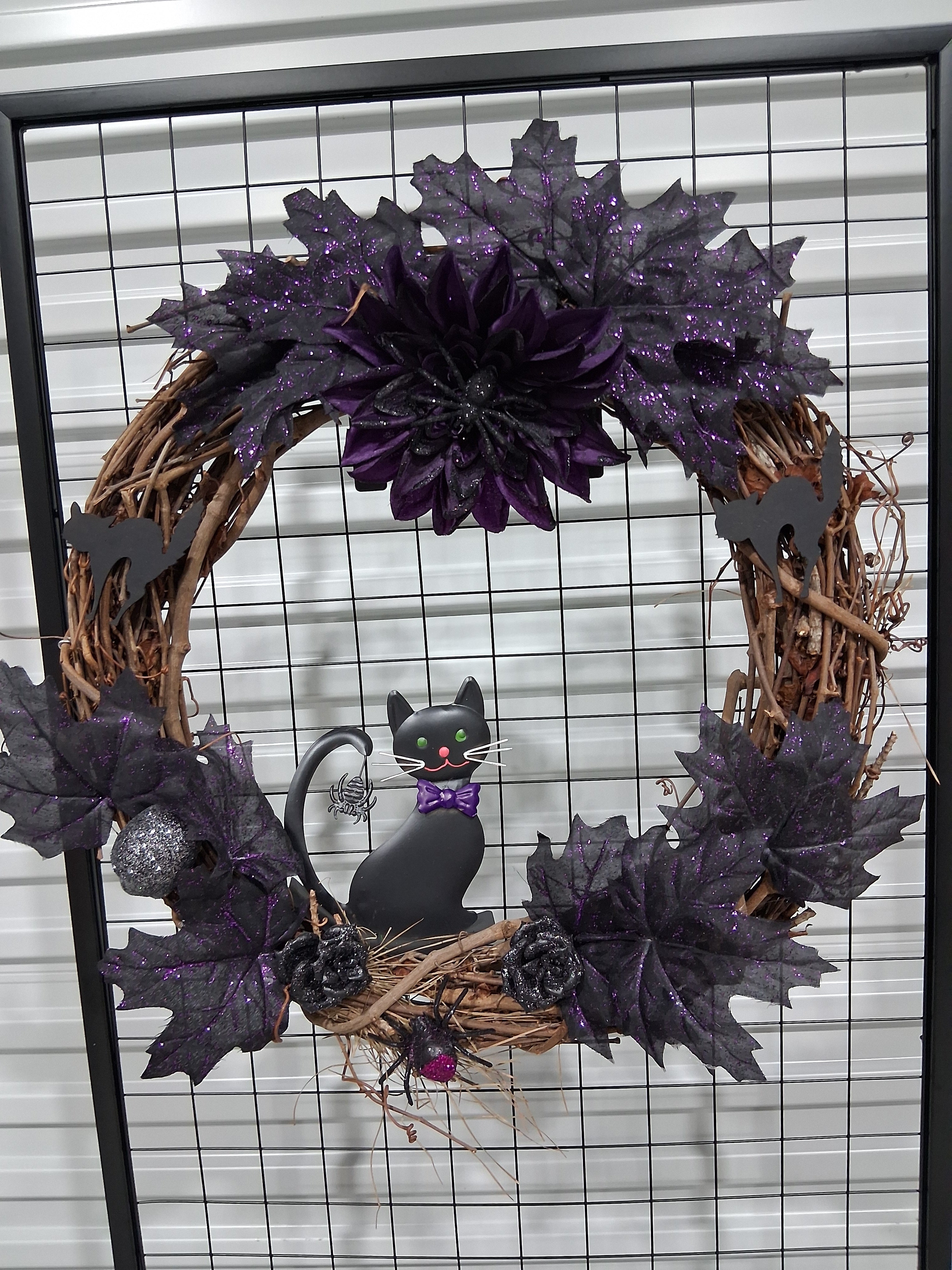 Black Cat Magic wreath
