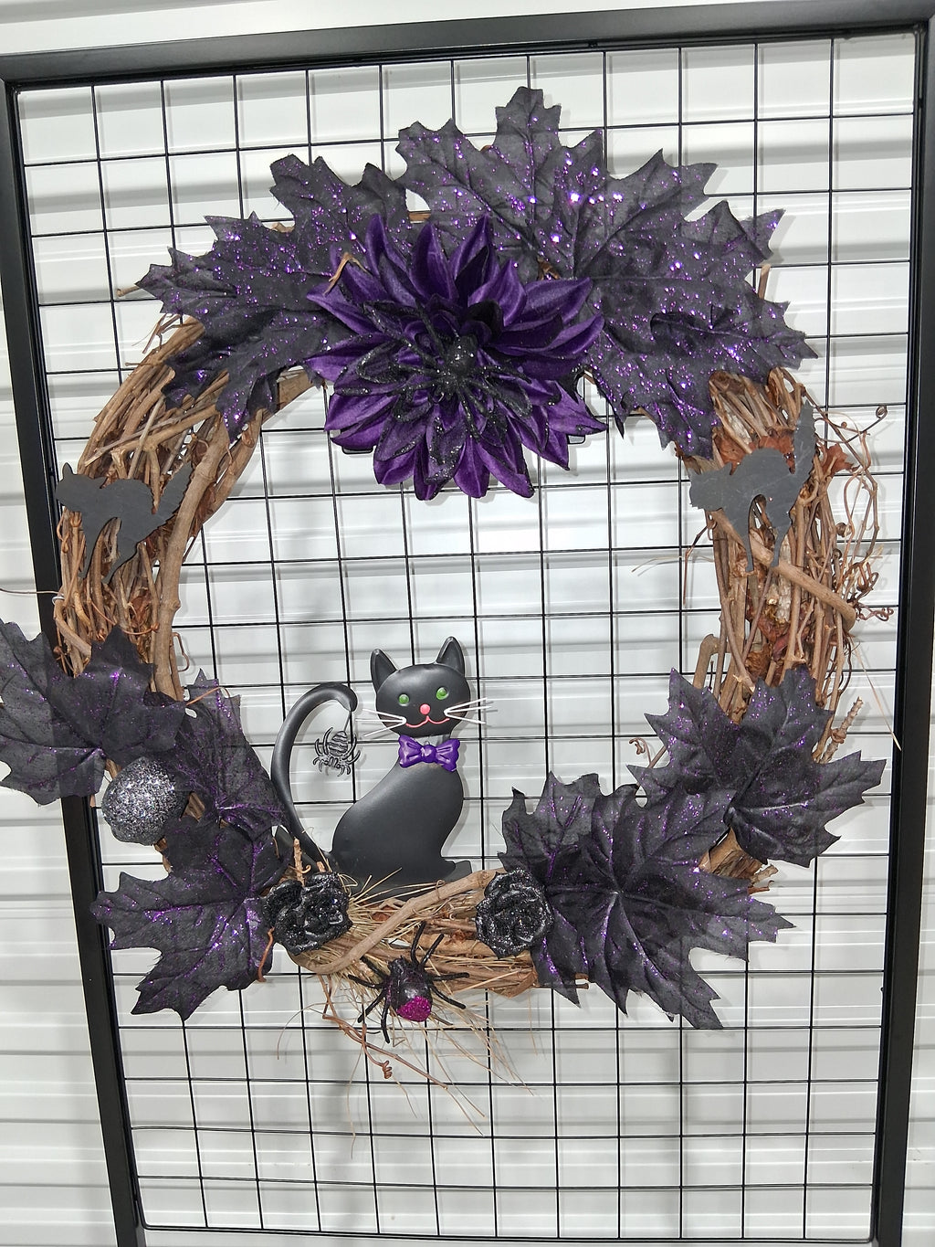 Black Cat Magic wreath