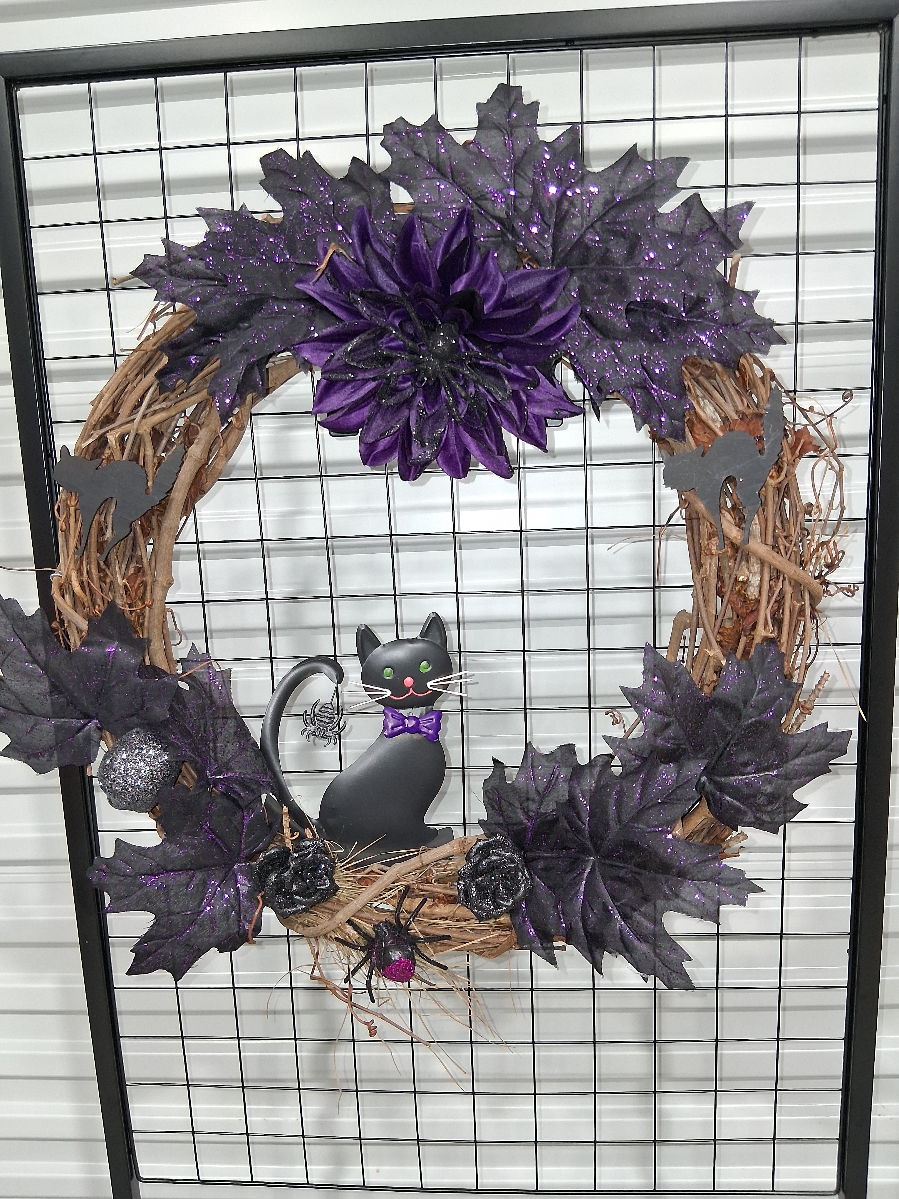 Black Cat Magic wreath