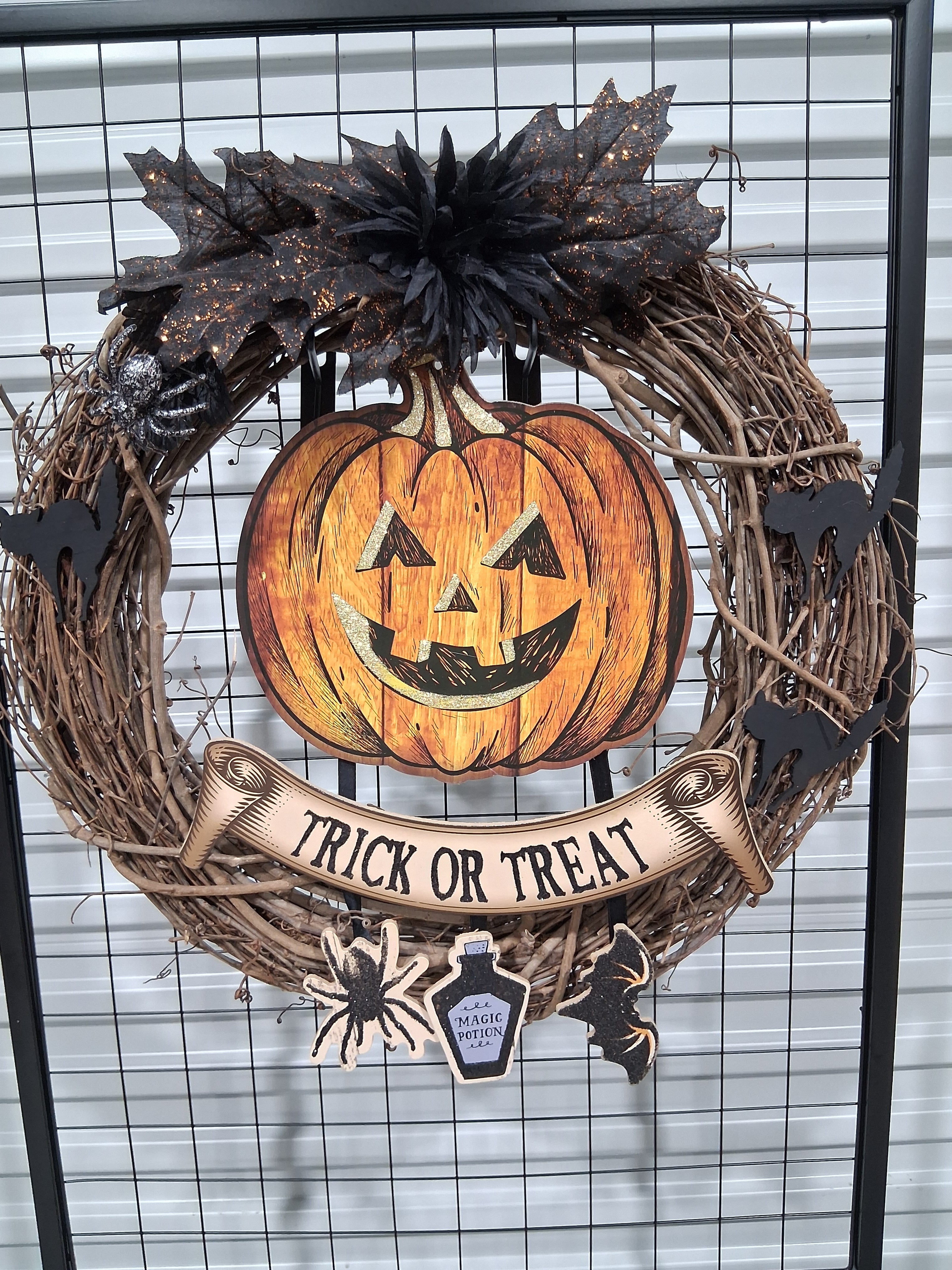 Trick or Treat wreath